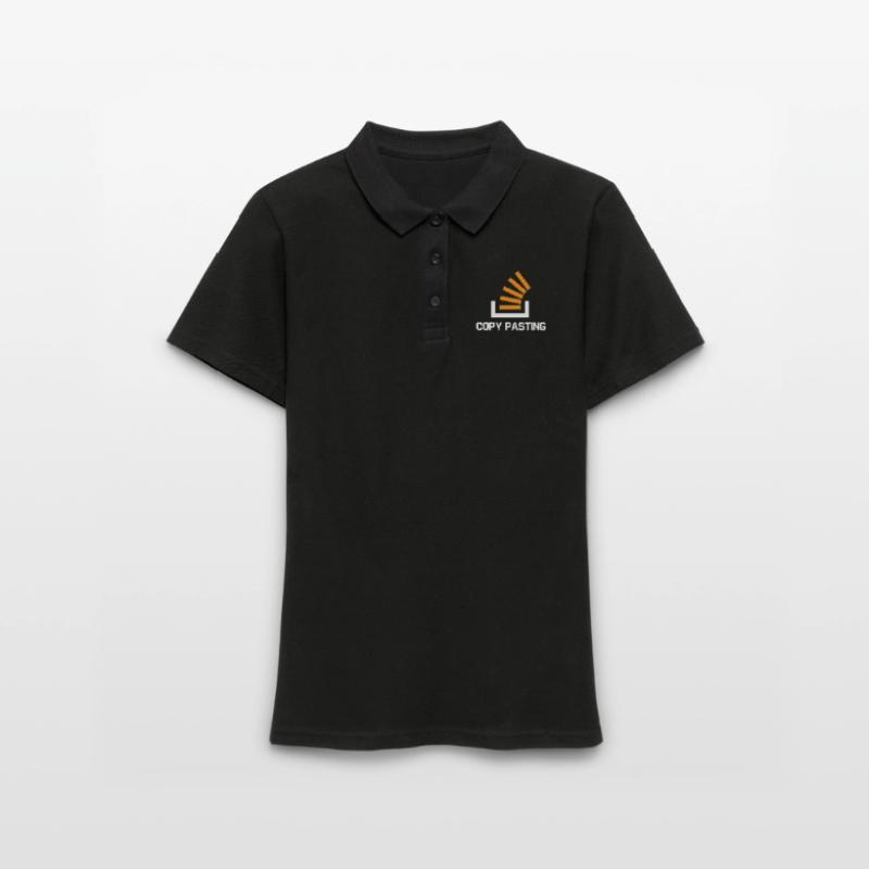 Copy Pasting Programming Coder Software Developer Frauen Polo Shirt