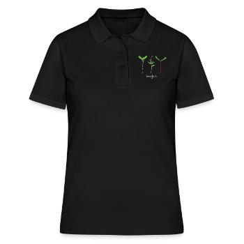 Micro shoots - Microgreen - Women's Polo Shirt - black - Front - Ailine (174cm)