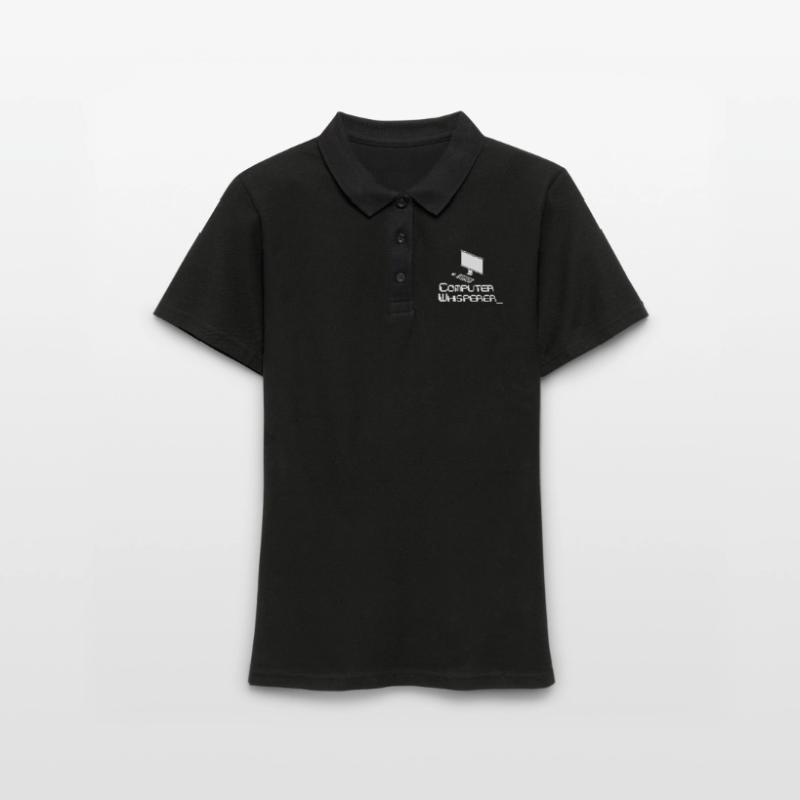 Computer Whisperer Coding Software Frauen Polo Shirt