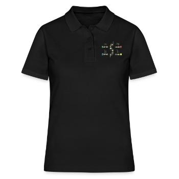 DNA biochemist - Women's Polo Shirt - black - Front - Ailine (174cm)