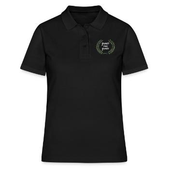 Grace upon Grace - Grace for mercy gift - Women's Polo Shirt - black - Front - Ailine (174cm)