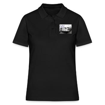 Das Beste oder nichts - Frauen Polo Shirt - Schwarz - Vorne - Ailine (174cm)