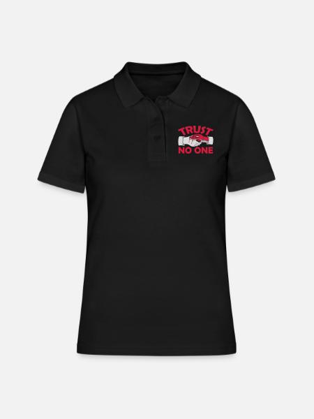 ne faites confiance à personne pour ne citer - Polo Femme - noir