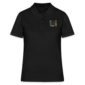 développement durable - Polo Femme - noir - Devant - Ailine (174cm)