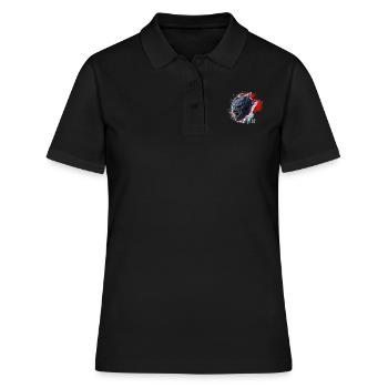 Warewolf - SPLAT - Polo Femme - noir - Devant - Ailine (174cm)