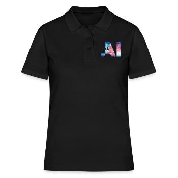intelligence artificielle - Polo Femme - noir - Devant - Ailine (174cm)