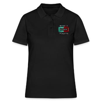 Inspiration Soyez créatif - Polo Femme - noir - Devant - Ailine (174cm)