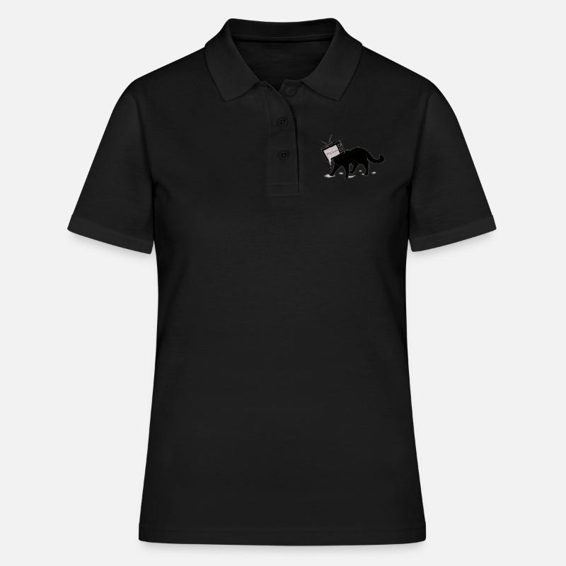 kitten - Women's Polo Shirt - black