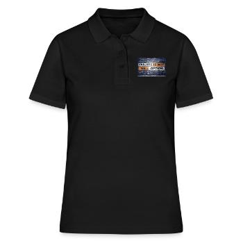 Failure is not an option saying lettering Graffiti - Women's Polo Shirt - black - Front - Ailine (174cm)