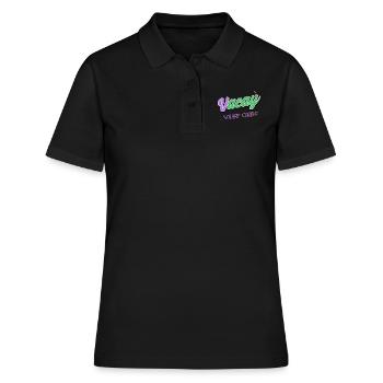 Vacay Solare Club N.D 82 - Frauen Polo Shirt - Schwarz - Vorne - Ailine (174cm)