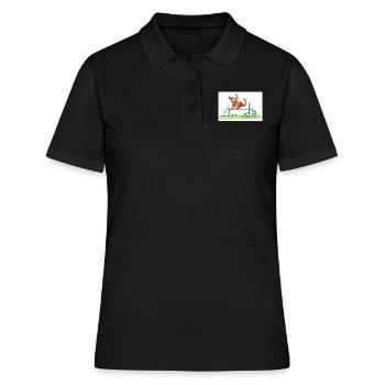 Agility Hürde - Frauen Polo Shirt - Schwarz - Vorne - Ailine (174cm)