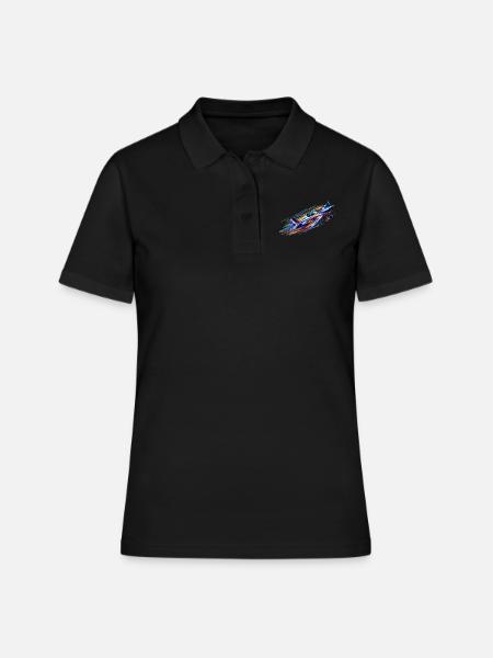 Avion de voltige - Polo Femme - noir