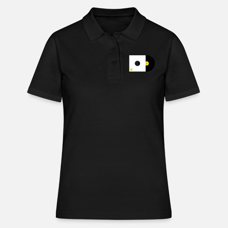 Record - Women's Polo Shirt - black