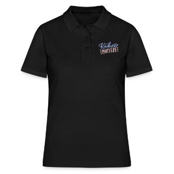 kindness matter - Polo Femme - noir - Devant - Ailine (174cm)