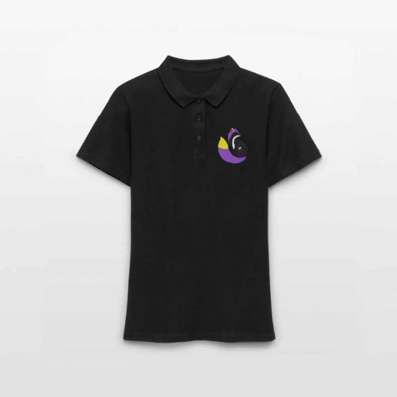 Nonbinary Fox Nonbinary Pride Women's Polo Shirt