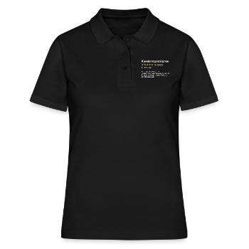Kundenrezension Damen Spruch beste Ehefrau - Frauen Polo Shirt - Schwarz - Vorne - Ailine (174cm)