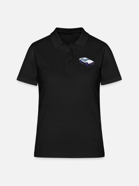 Le légendaire Initial D juste la voiture - Polo Femme - noir
