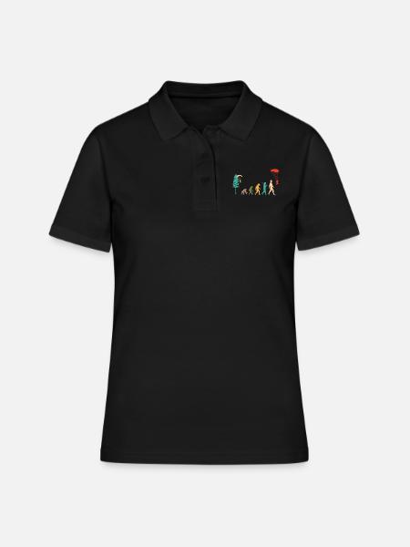 Skydive Evolution: Skydiver Design - Polo Femme - noir