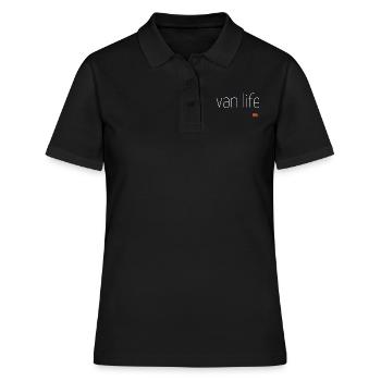 van life - Polo Femme - noir - Devant - Ailine (174cm)