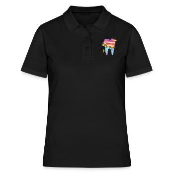 Dentist Dental Hygienist Dental Assistant Hygiene - Frauen Polo Shirt - Schwarz - Vorne - Ailine (174cm)