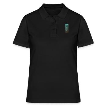 Rule et son ombre - Design avec couronne - Polo Femme - noir - Devant - Ailine (174cm)
