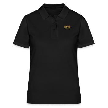 Innover : Penser au-delà des frontières - Polo Femme - noir - Devant - Ailine (174cm)