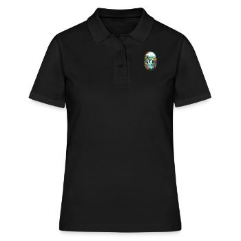 Cascade Floral Vista - Polo Femme - noir - Devant - Ailine (174cm)