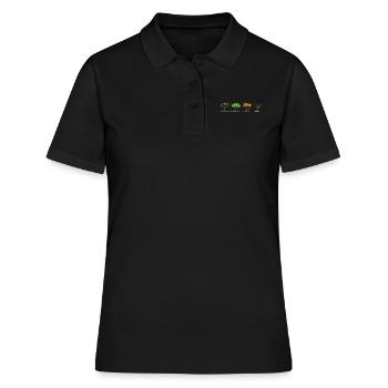 seasons Saisons Quatre saisons Arbre Nature - Polo Femme - noir - Devant - Ailine (174cm)