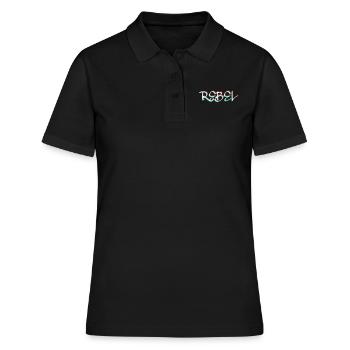 REBEL - Polo Femme - noir - Devant - Ailine (174cm)
