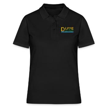 Dune du Pilat, die höchste Düne Europas - Frauen Polo Shirt - Schwarz - Vorne - Ailine (174cm)