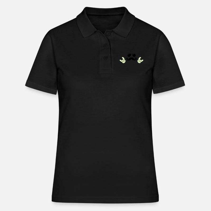 Cool Face - Women's Polo Shirt - black