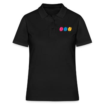 Coffee Beans - Women's Polo Shirt - black - Front - Ailine (174cm)