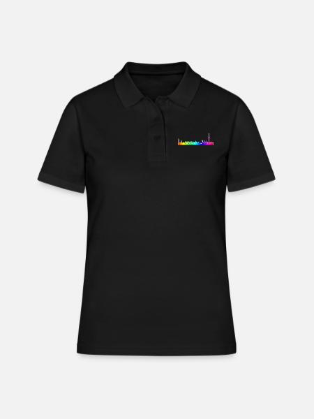 RainbowBerlin - Polo Femme - noir