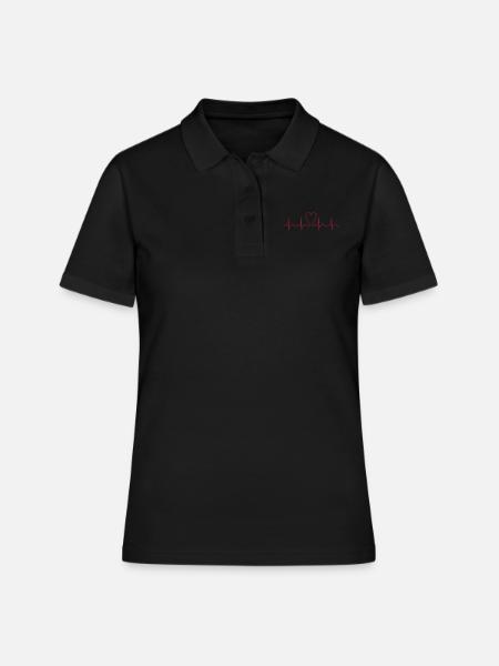 heartbeat - Polo Femme - noir