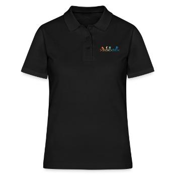 Eishockey liegt in meiner DNA - Frauen Polo Shirt - Schwarz - Vorne - Ailine (174cm)