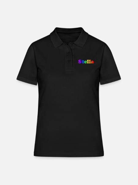 Stella - Frauen Polo Shirt - Schwarz