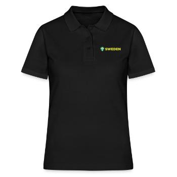National Flag Of Sweden - Women's Polo Shirt - black - Front - Ailine (174cm)