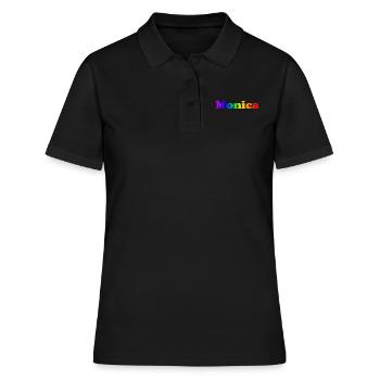 Monica - Women's Polo Shirt - black - Front - Ailine (174cm)