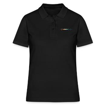 Battement de cœur Toronto - Polo Femme - noir - Devant - Ailine (174cm)
