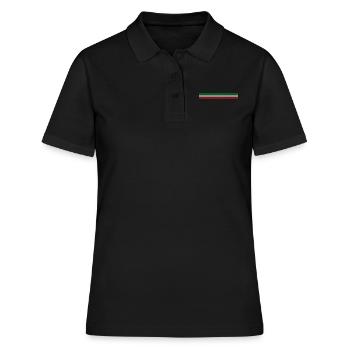 Trait italie - Polo Femme - noir - Devant - Ailine (174cm)