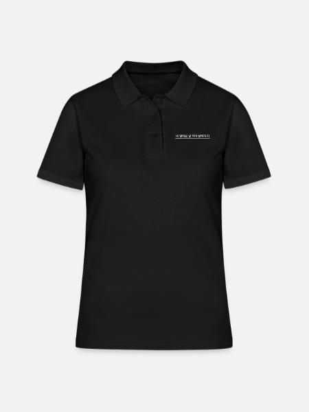 Dis, coréen, la vie - Polo Femme - noir