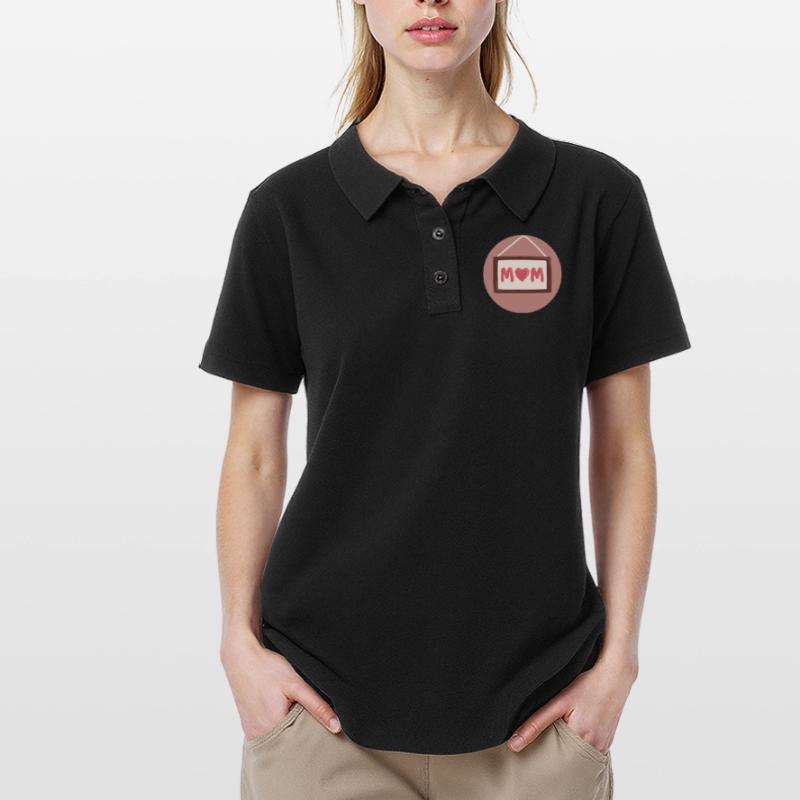 Mama, Mutti, Mom oder Muttertag Frauen Polo Shirt