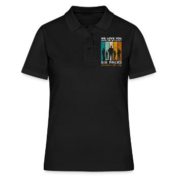 Männer Feiertag Männlichkeit Himmelfahrt - Frauen Polo Shirt - Schwarz - Vorne - Ailine (174cm)