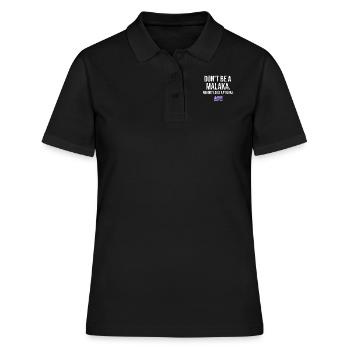 Cadeaux Pour Grecs Hellas Grèce Grec - Polo Femme - noir - Devant - Ailine (174cm)