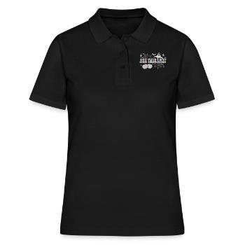 ABA Thérapeute Appliqué Comportement Analyste Halloween - Polo Femme - noir - Devant - Ailine (174cm)