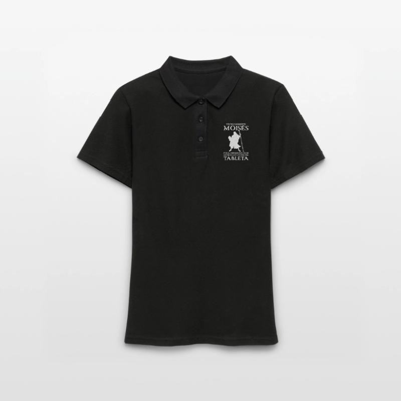 Moises First upload data cloud tablet Women's Polo Shirt