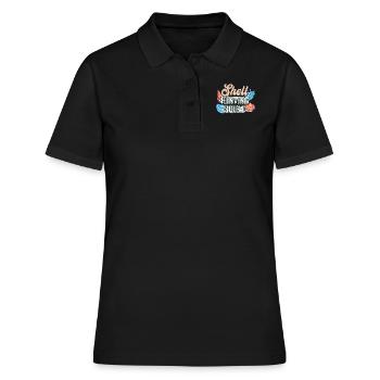 Shell Hunting Squad - Muschel - Women's Polo Shirt - black - Front - Ailine (174cm)