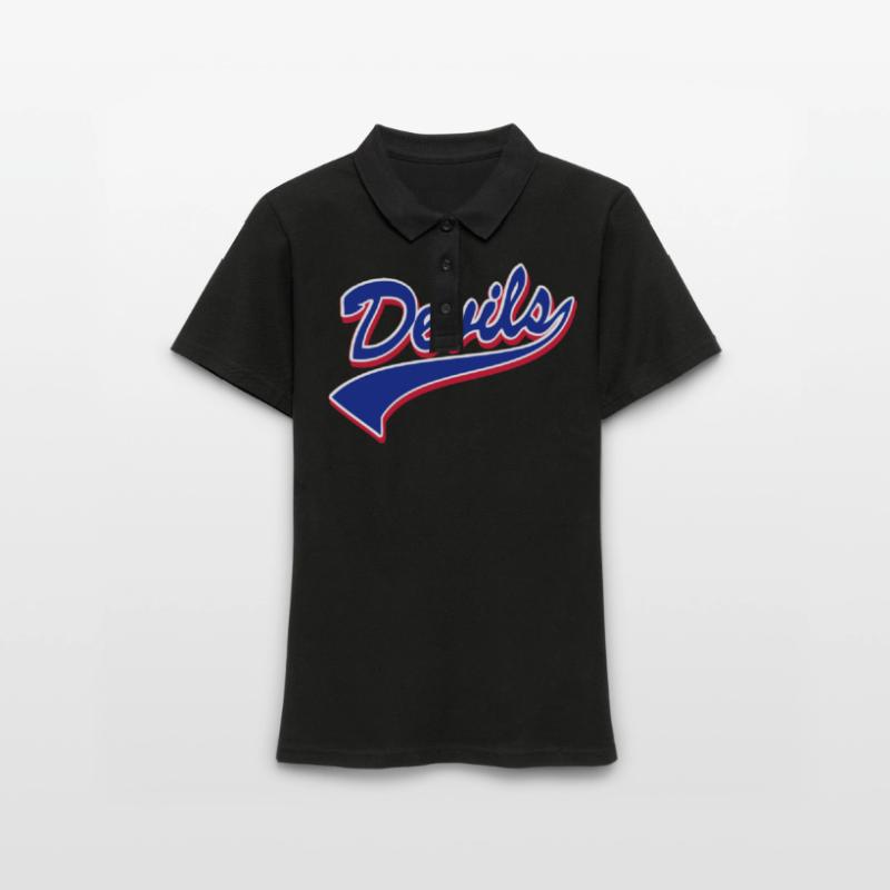 Devils Script Original Women's Polo Shirt