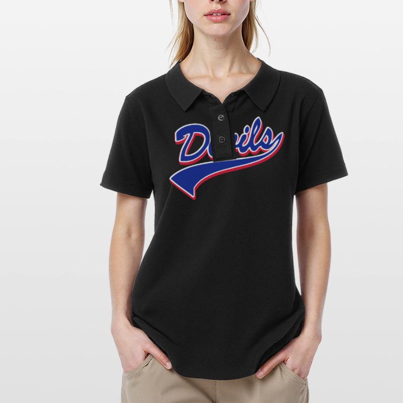 Devils Script Original Women's Polo Shirt