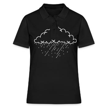 nuage de pluie - Polo Femme - noir - Devant - Ailine (174cm)